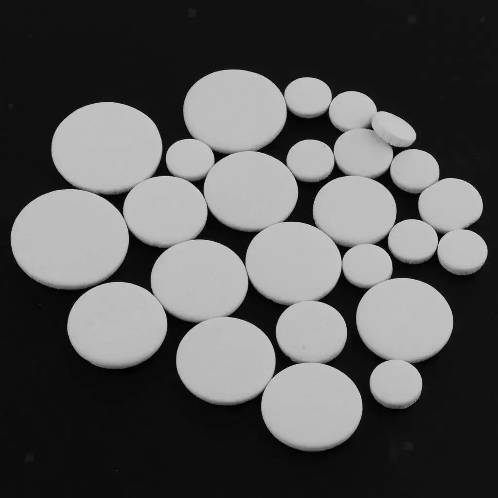 

Durable White Bassoon Soundhole Pads Pack Woodwind Instrument Accessory