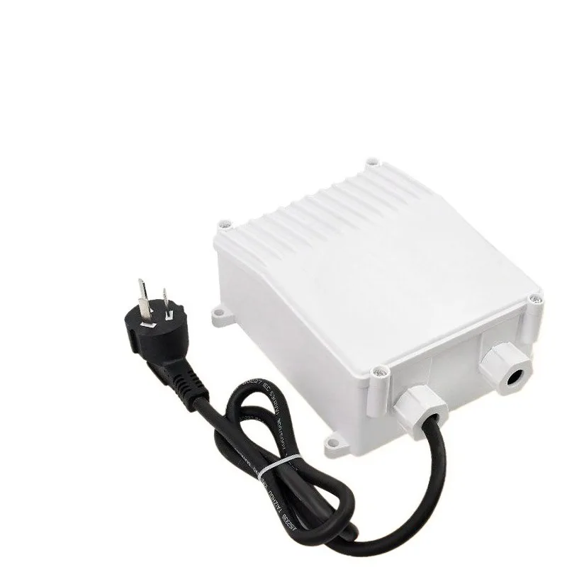 Single-phase deep well submersible pump external capacitor junction box, submersible pump starting capacitor control switch box