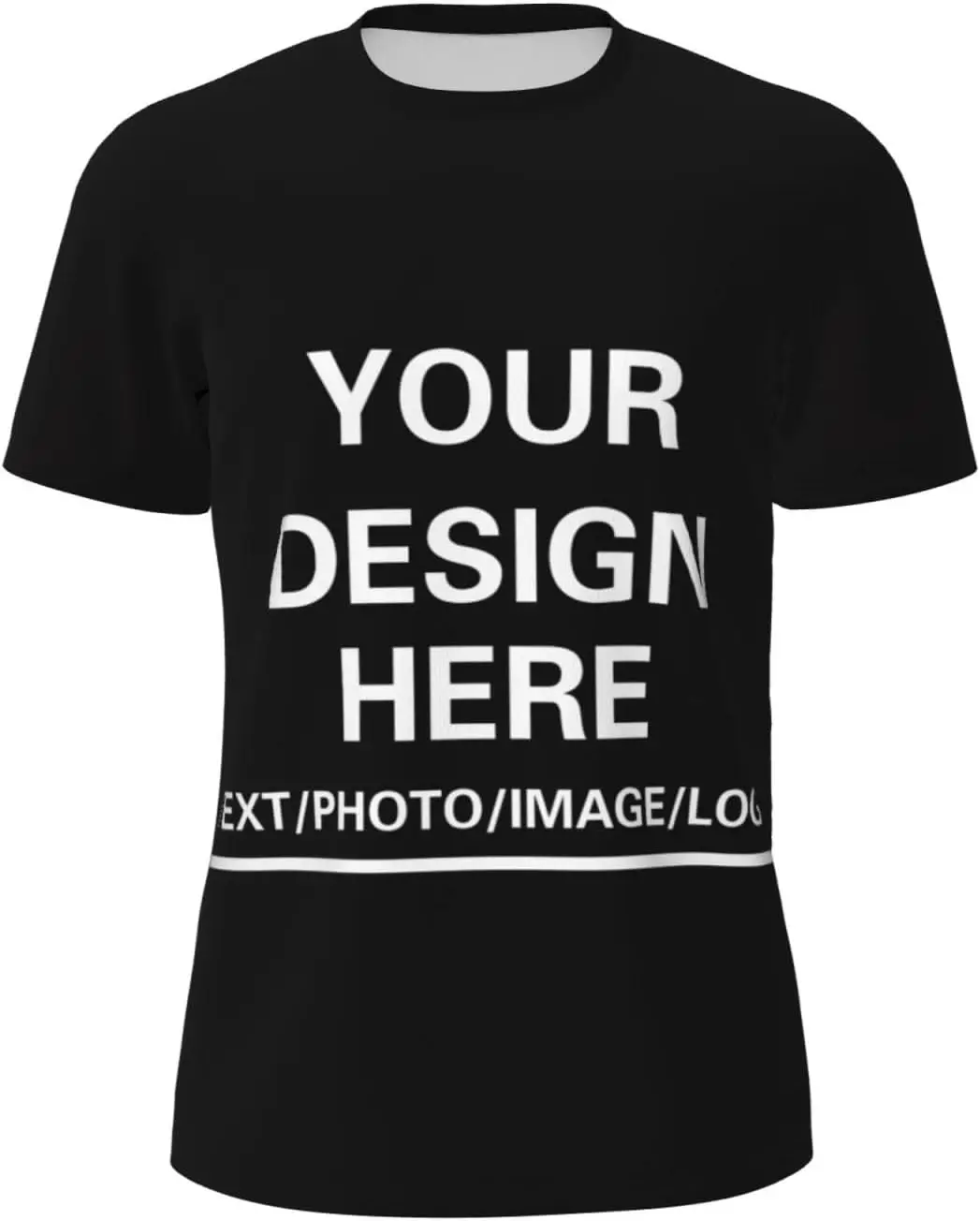 Custom T Shirts for Men Women, Personalized Design Your Own Shirt, Add Text Photo Logo Front/Back