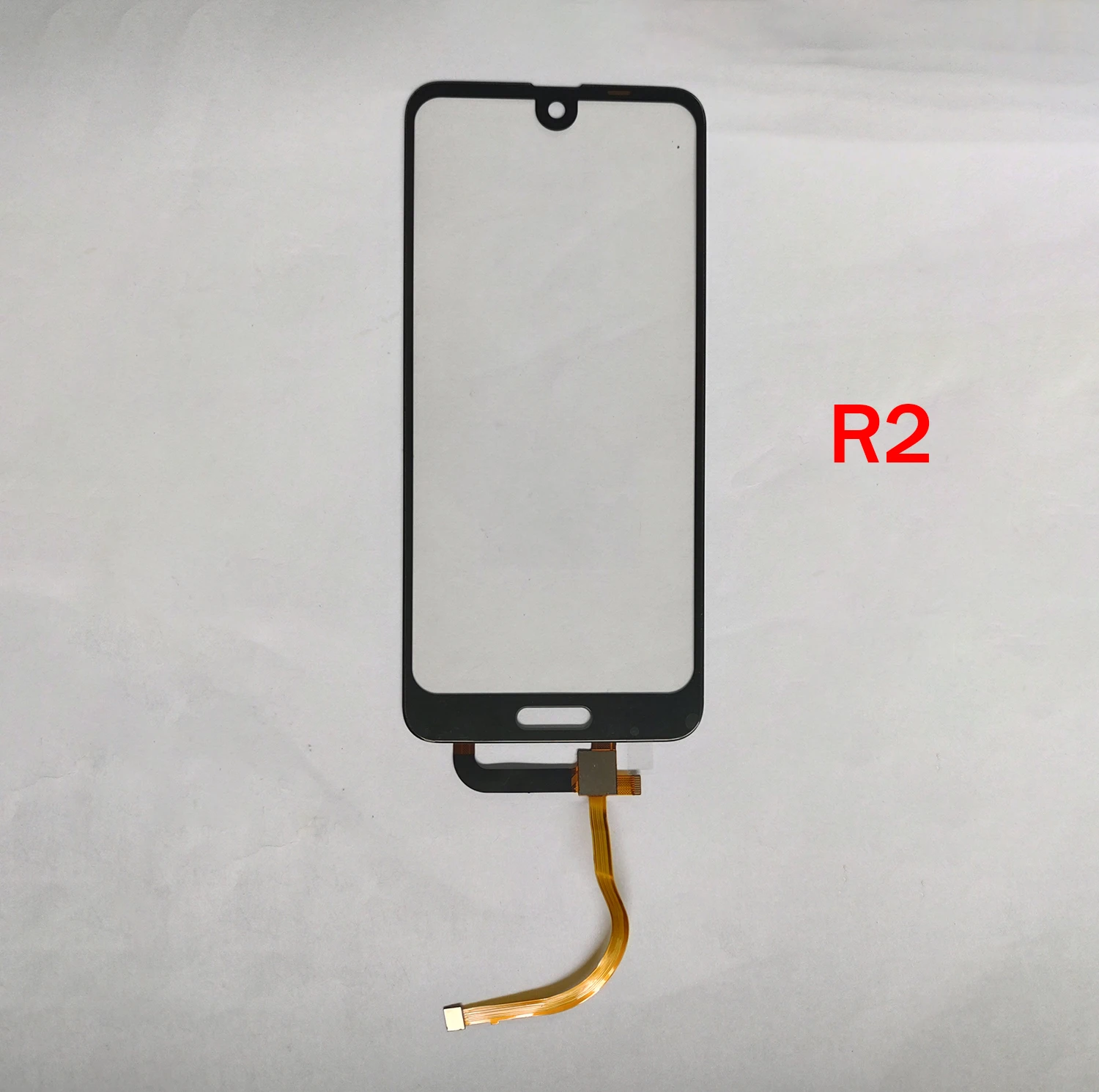 La mejor calidad para Sharp Aquos R2 R3 R5G pantalla exterior digitalizador Sensor Panel táctil pantalla LCD piezas de reparación de vidrio frontal