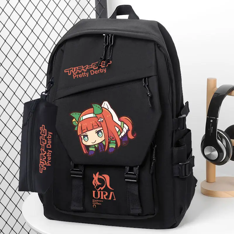 Pretty Derby Merchandise Student Large Capacity Cartoon Anime Trendy Fashion Backpack ANI