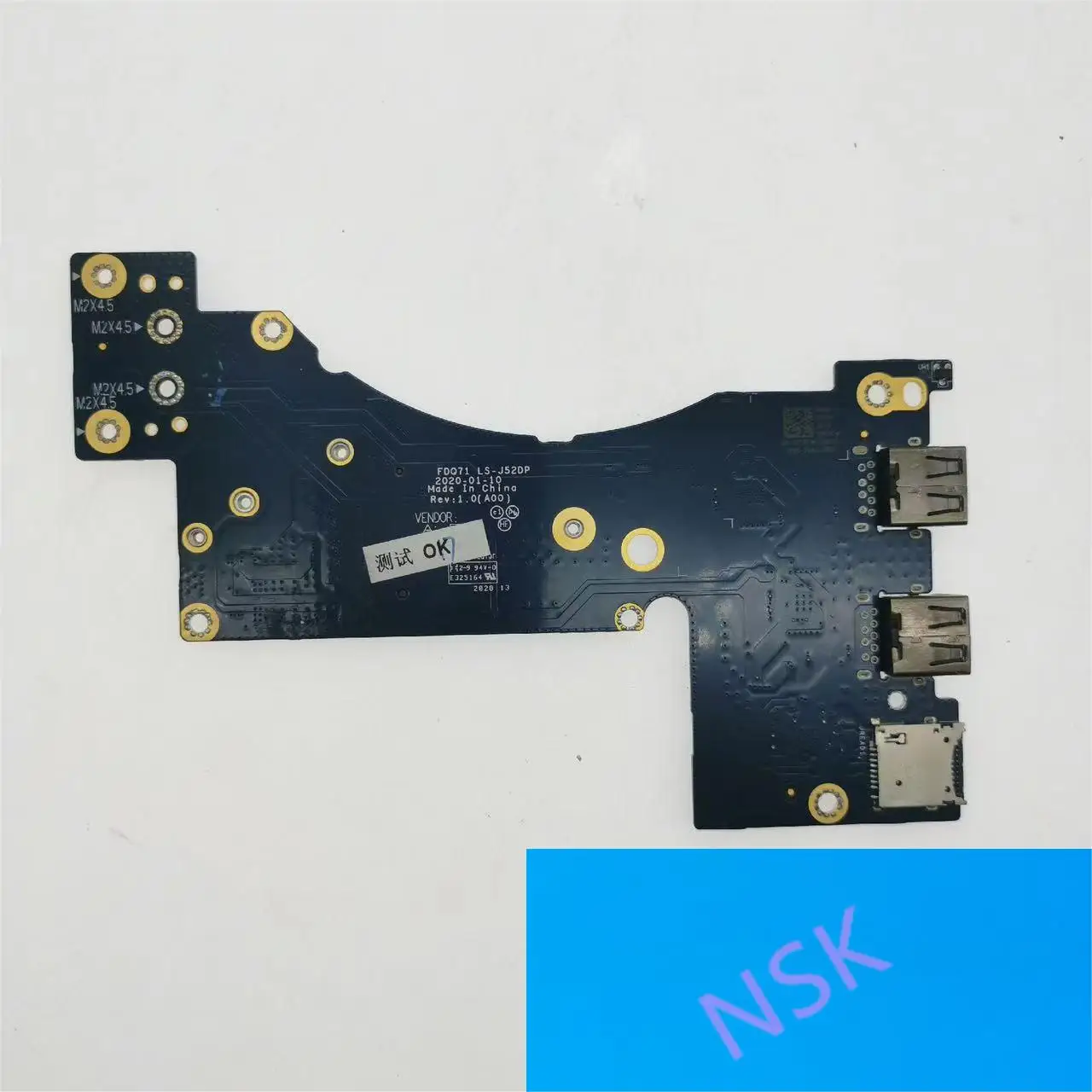 

Original LS-J52DP For DELL Alienware M17 R3 USB WIFI Card SSD Board CN-0KFNTW KFNTW 100% TEST OK