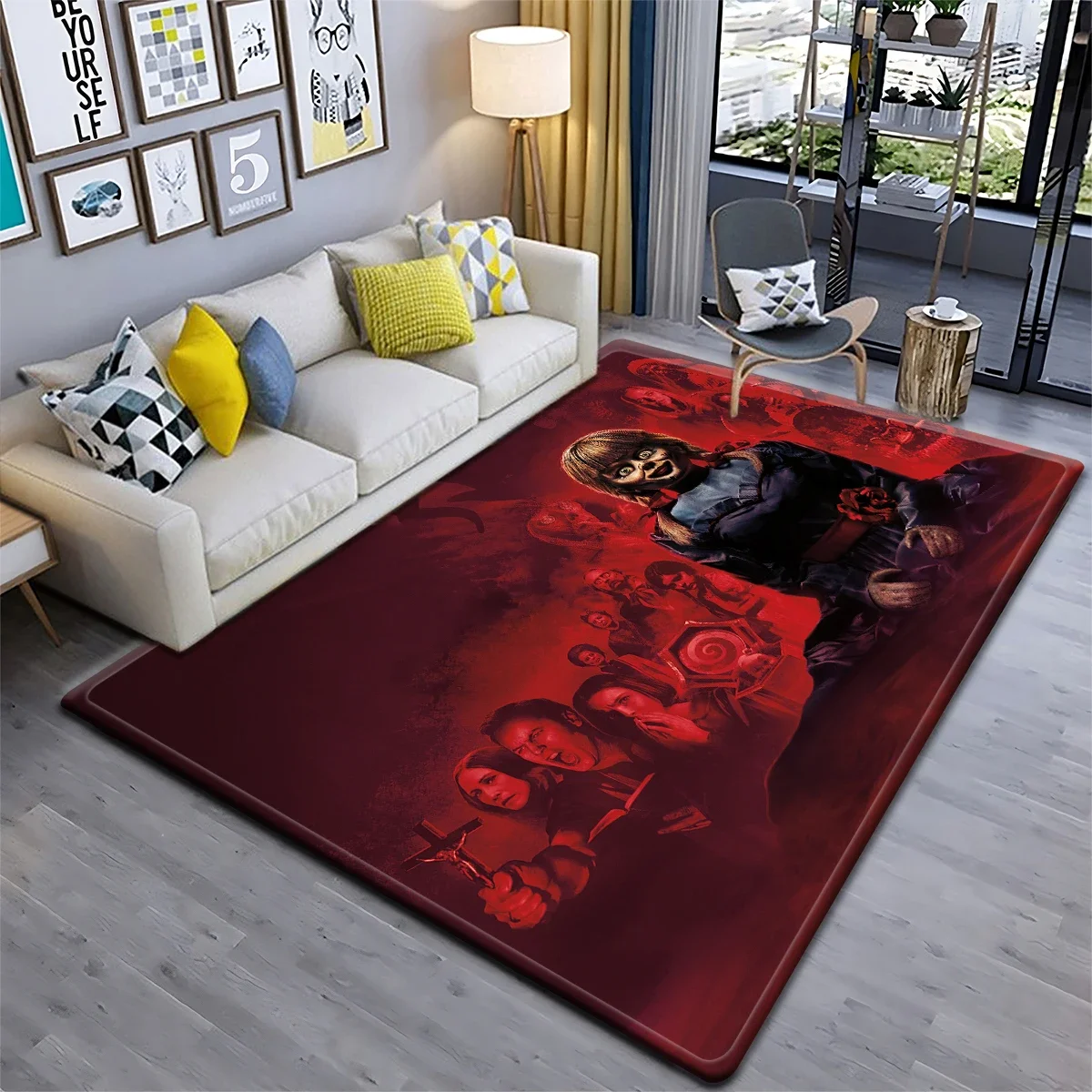 Dracula Movie TV A-Annabelle Terror Carpet Kitchen MatEntrance Doormat Bedroom FloorDecoration LivingRoom Bathroom Anti-slip Rug