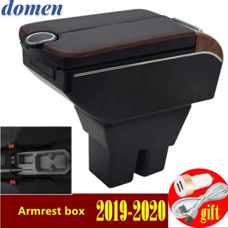 

For Suzuki jimny armrest box 2019 2020 2021 Double doors open 7USB Centre Console Storage Box Arm Rest