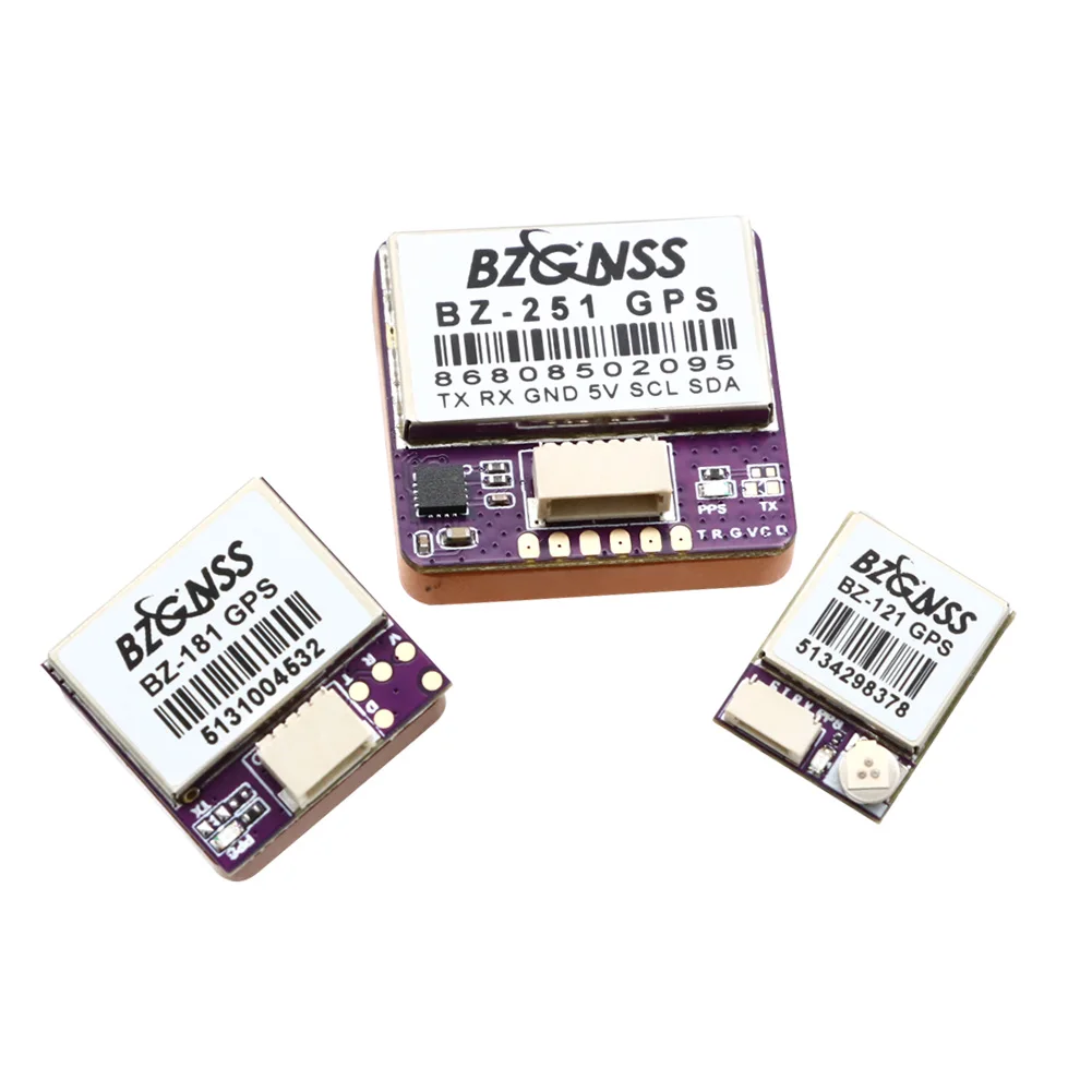 BZGNSS BZ-251 BZ-181 BZ-121 GPS Module Dual Protocol FPV Return Hover F7 F4 Flight Control Fixed Wing Return Rescue Drone Parts