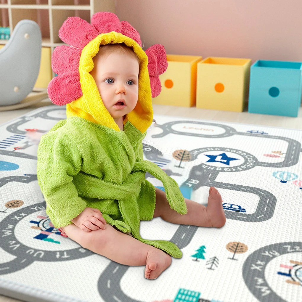 Children Robes Soft And Comfortable Sleepwear For Kids Unisex Wide Applications Unisex Baby Bathrobe Sunflower L