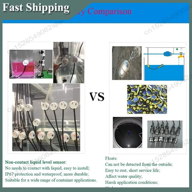 -ABKM XKC Y25 T12V Liquid Level Sensor Switch Detector Water Non Contact Manufacturer Induction Stick Type Durable XKC-Y25-V