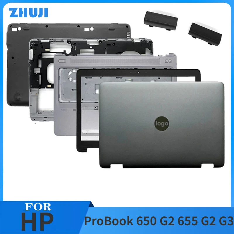 LCD back case for HP ProBook 650 G2 655 G2 G3 top cover frame bezel palm rest laptop bottom shell upper lower cover