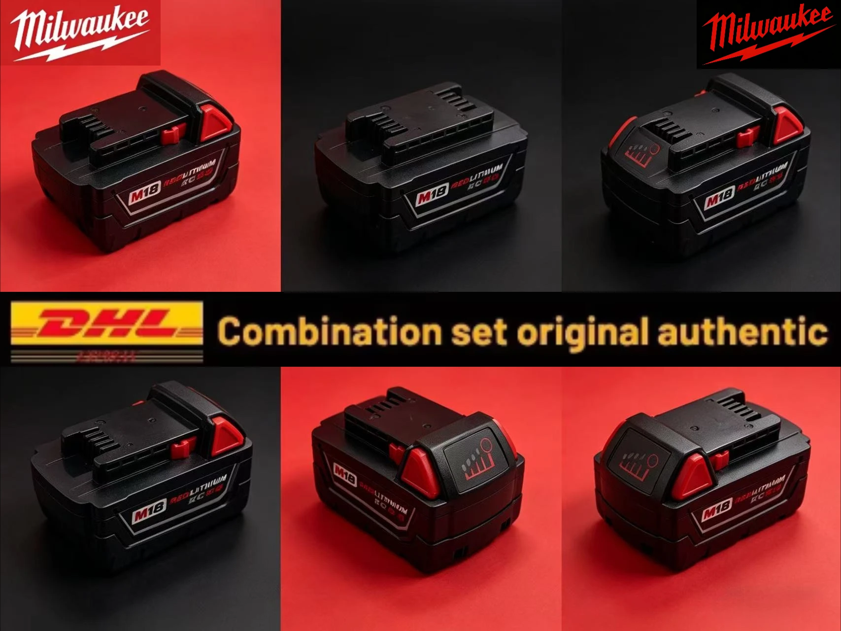 

Milwaukee M18 18V Battery & Charger Set delivers reliable energy for rotary hammer, impact driver and heavy-duty power tools