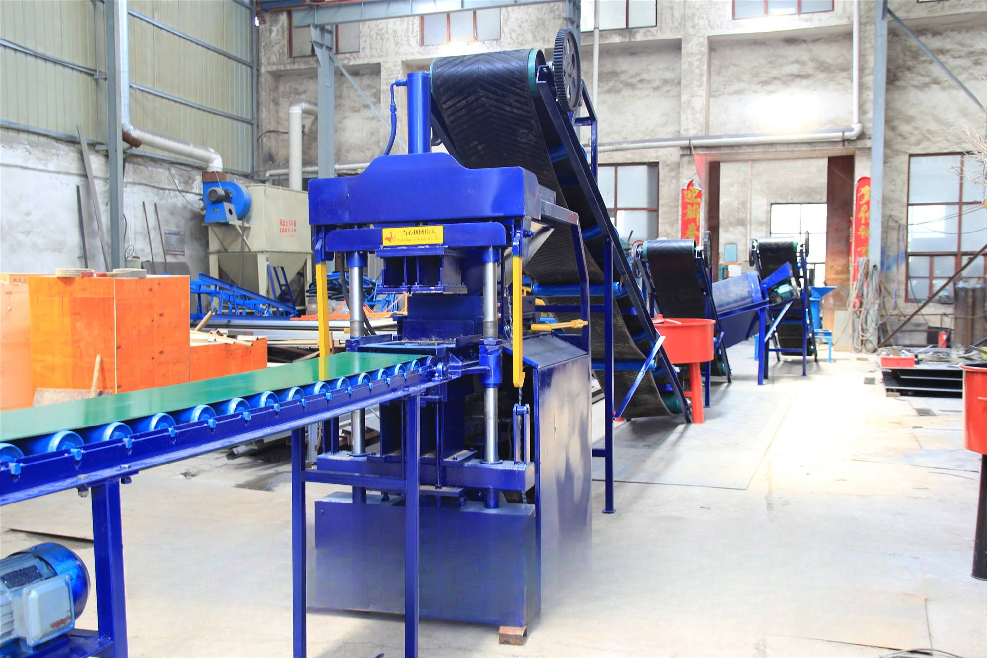 Automatic hydraulic press ecological bricks compressed earth blocks machines