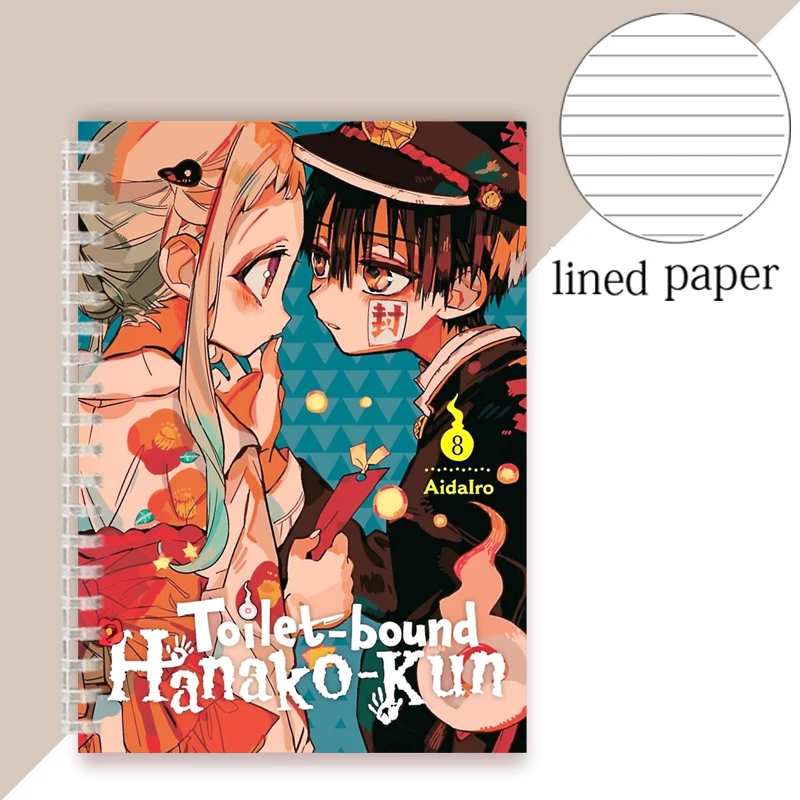 Spiral Notebook Toilet bound Hanako Kun Jibaku Shounen Manga Yen Poster Note Book Merch Yugi Amane COSPLAY Student Planner Memo