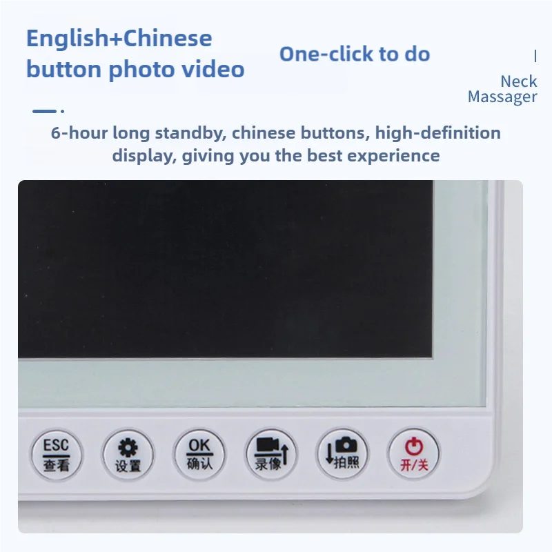 Professional 10.1inch HD Large Screen Visual Ear Picking Endoscope, illuminated Ear Digging Tool for Ear Canal Inspection