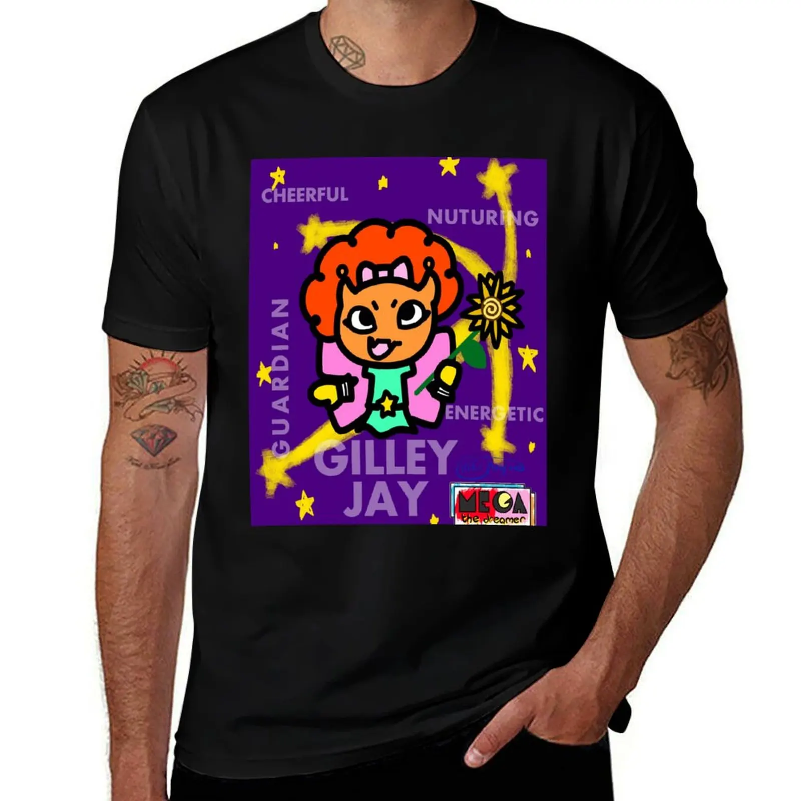 

Gilley Jay (Mega the Dreamer) T-Shirt summer clothes custom t shirt anime figures graphic t shirt vintage mens white t shirts
