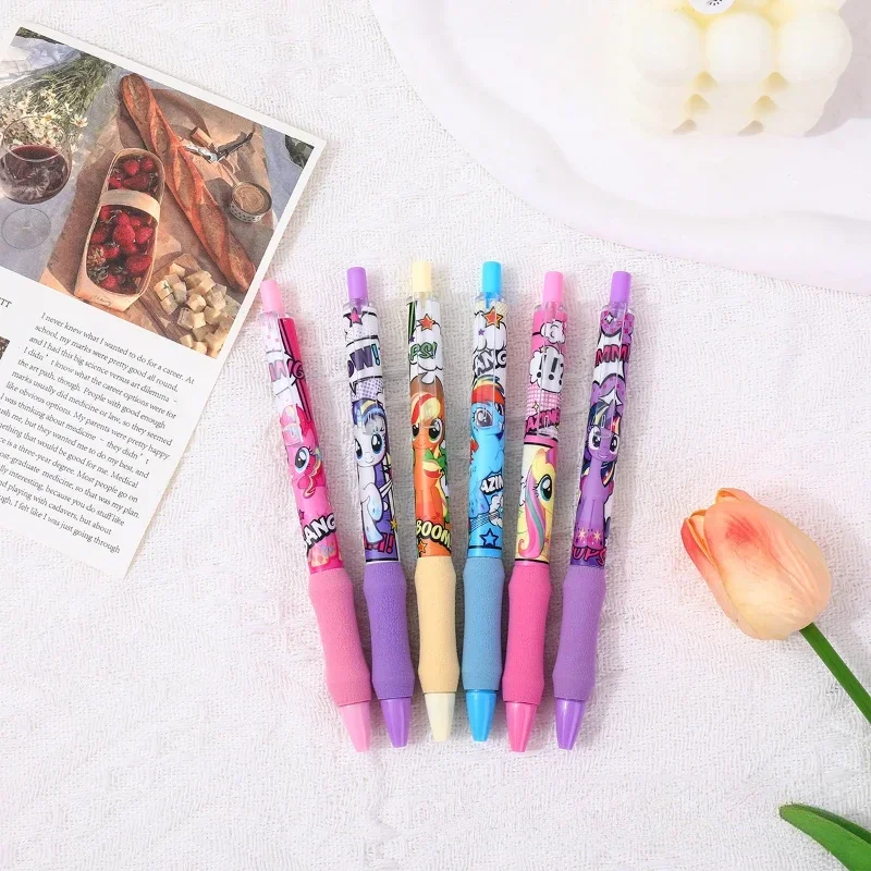 My Little Pony Sponge Cloud Grip ST Quick-drying Press Gel Pen Student Stationery Cartoon Cute Kawaii Birthday Christmas Gift