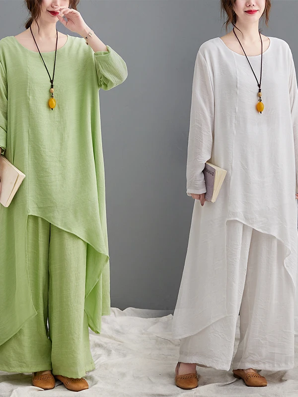 Descubra a Tranquilidade do Verão: Guia Definitivo sobre o Conjunto Feminino de Algodão Linho Leve para Meditação e Estilo Zen
