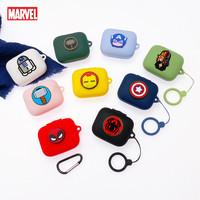 Cartoon Marvel Earphone Case Cover For OnePlus Buds Pro/Pro 2 Silicone Earbuds Charging Box Protective Shell With Lanyard