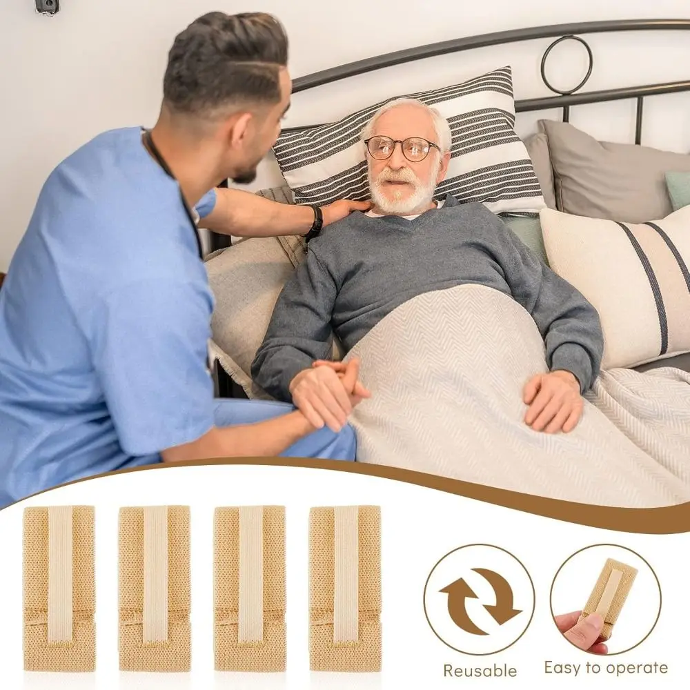 Replacement Reusable Male External Catheter Kit Adjustable Elastic Men Catheter Supplies No Leaking Penile Clamp Fixer