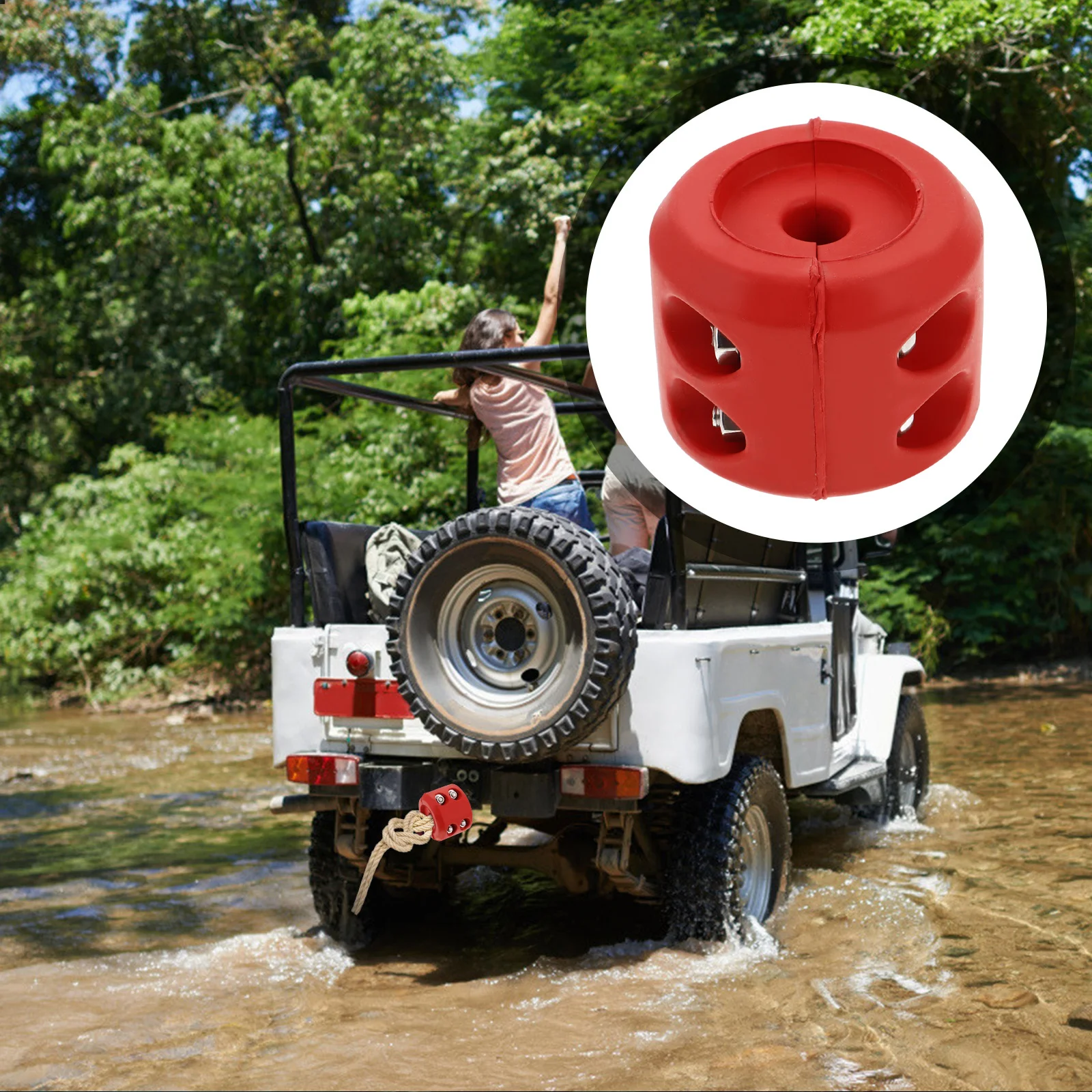 

Winch Cable Hook Stopper Plastic Rope Saver Tow Hook Protection Universal Auto Accessories Car Utv Atv Winch Cable Protector