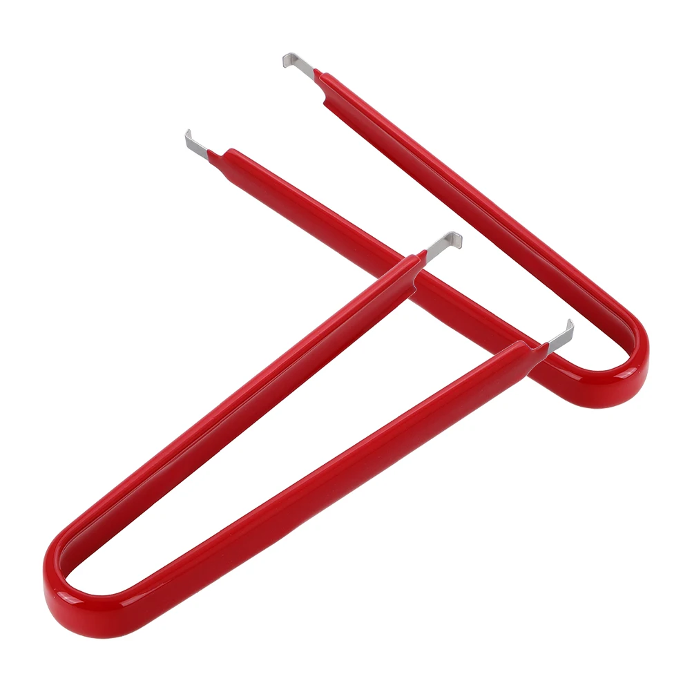 

2 Pcs Fuse Puller Relay Pliers Car Electrical Terminal Extraction Tweezers Clip Tool Red Compact Durable Precision