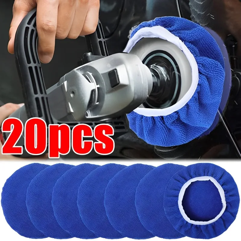 

5-10 дюймов автомобильный восковой полировальный рукав из микрофибры полировальный буфер для мытья восковой рукав авто уход за телом аксессуары для чистки