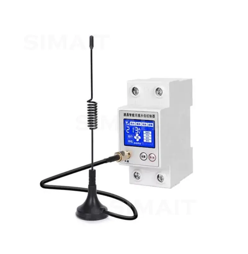 Long-Range Wireless Water Level Controller, Intelligent Remote Sensing Switch, Automatic Pump Control with Overflow Protection
