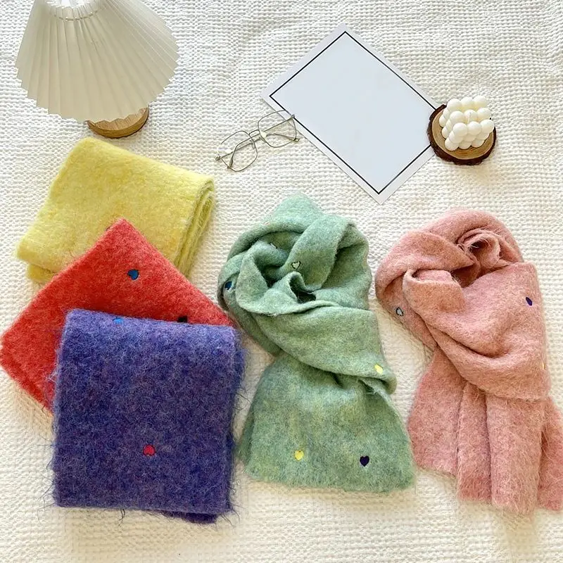 

Кашемировый шарф Dopamine: Нежный вязаный крючком мягкий, теплый, элегантный и модный аксессуар для женщин и девушек