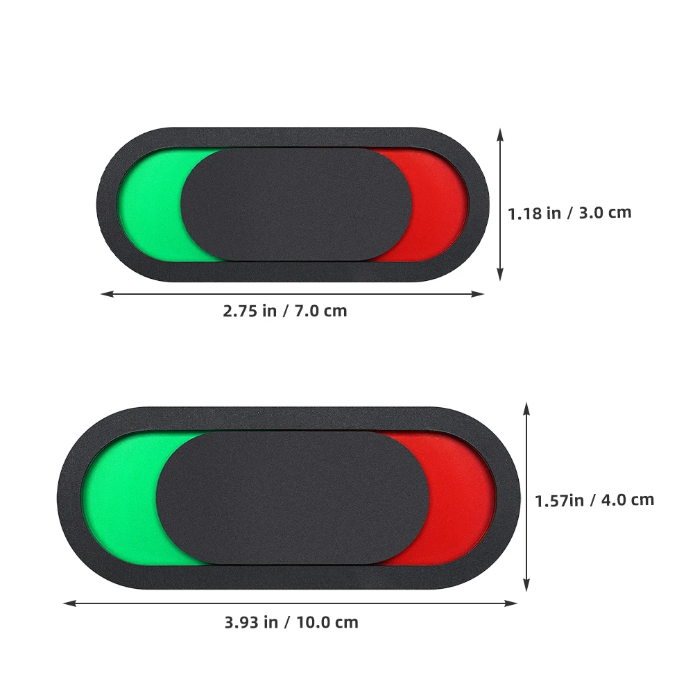 6 قطعة علامة متجر تجاري أكريليك أحمر أخضر مؤشر الباب المنزلق لمكتب الحمام فندق عنبر الخصوصية الاستخدام الذاتي