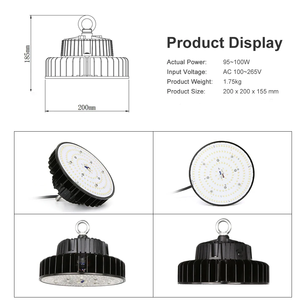 Imagem -05 - Luz de Led para Cultivo de Plantas Cxb3590 Ufo100w 200w 3500k Lúmens Cxm32 Lm301b com Driver Meanwell Espectro Completo