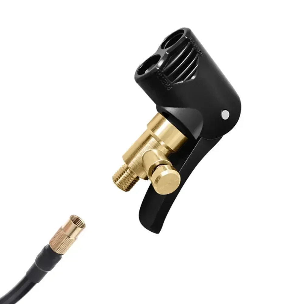 

Bicycle Pump Nozzle Hose Adapter Dual Head Pumping Parts Service Accessories F/V A/V Schrader/Presta Valve Convertor Bycicle
