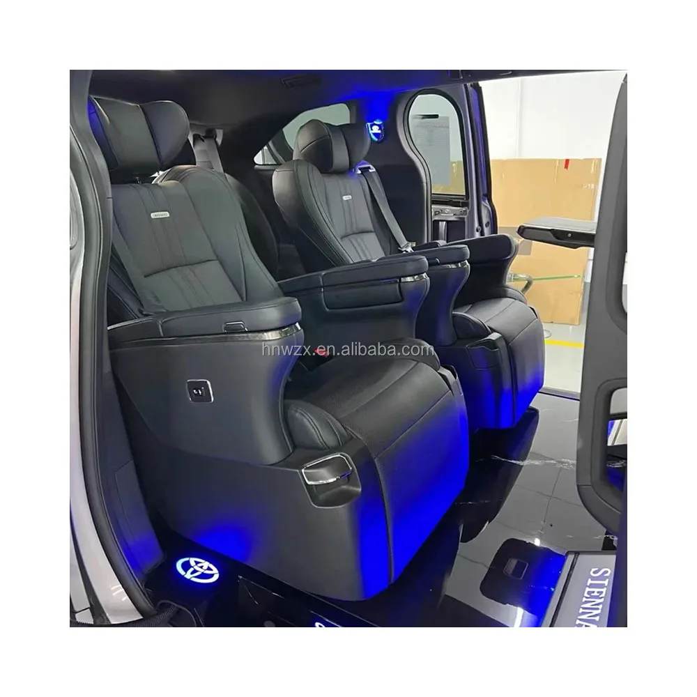 Custom Auto Accessories Luxury Leather RV Captains Chairs For Car Interior Upgrade Modified Van Seat For Caravan RV