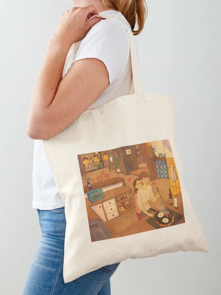 

Puuung Illustration No.570 Tote Bag Lady bags Fabric bag Large bags for women ecological bags