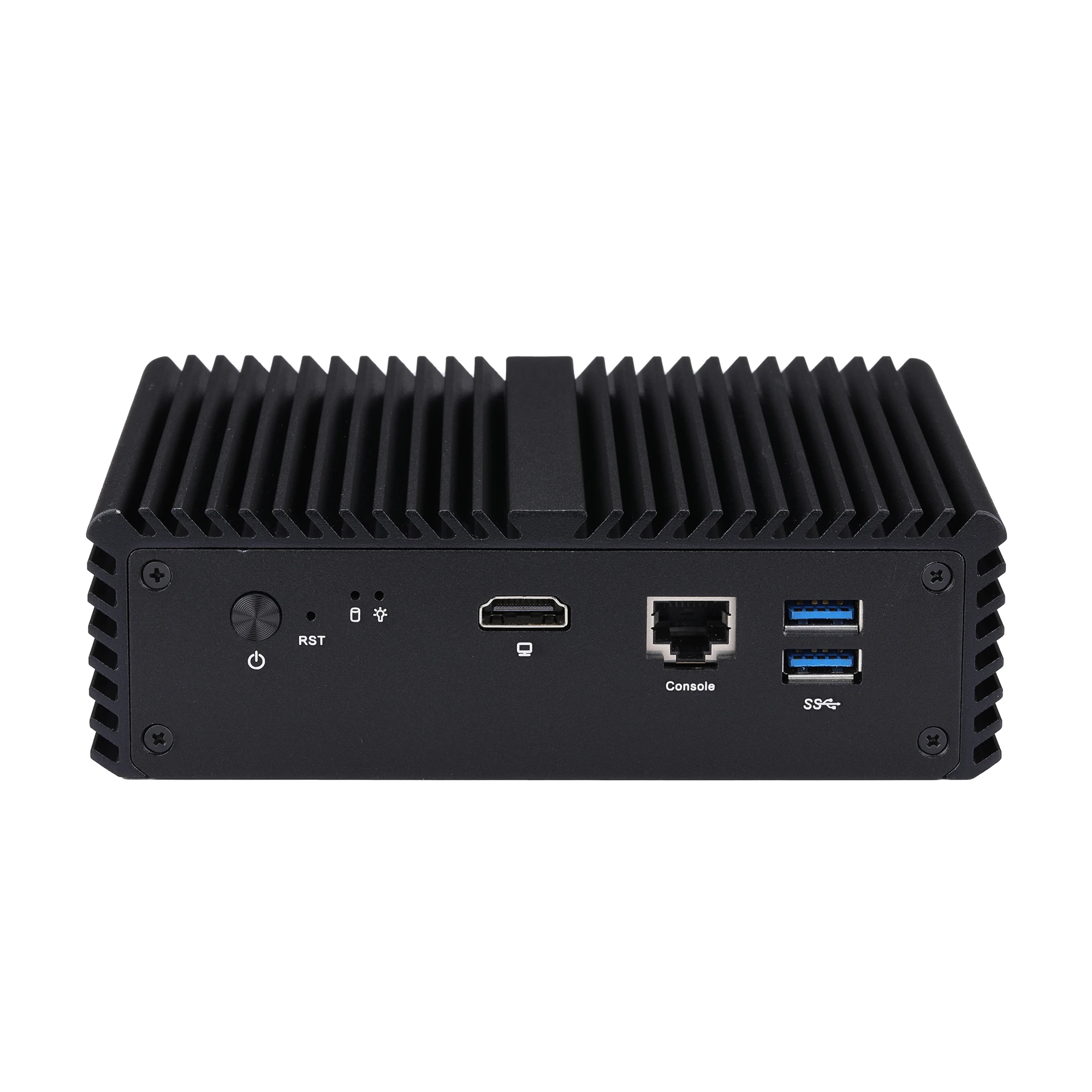 Qotom Qexecute G5C Mini PC 5 * I225-V 2.5G Lan Celeron J4105 J4125 P95.ense Pare-enquêter Routeur Mini PC RJ45 COM