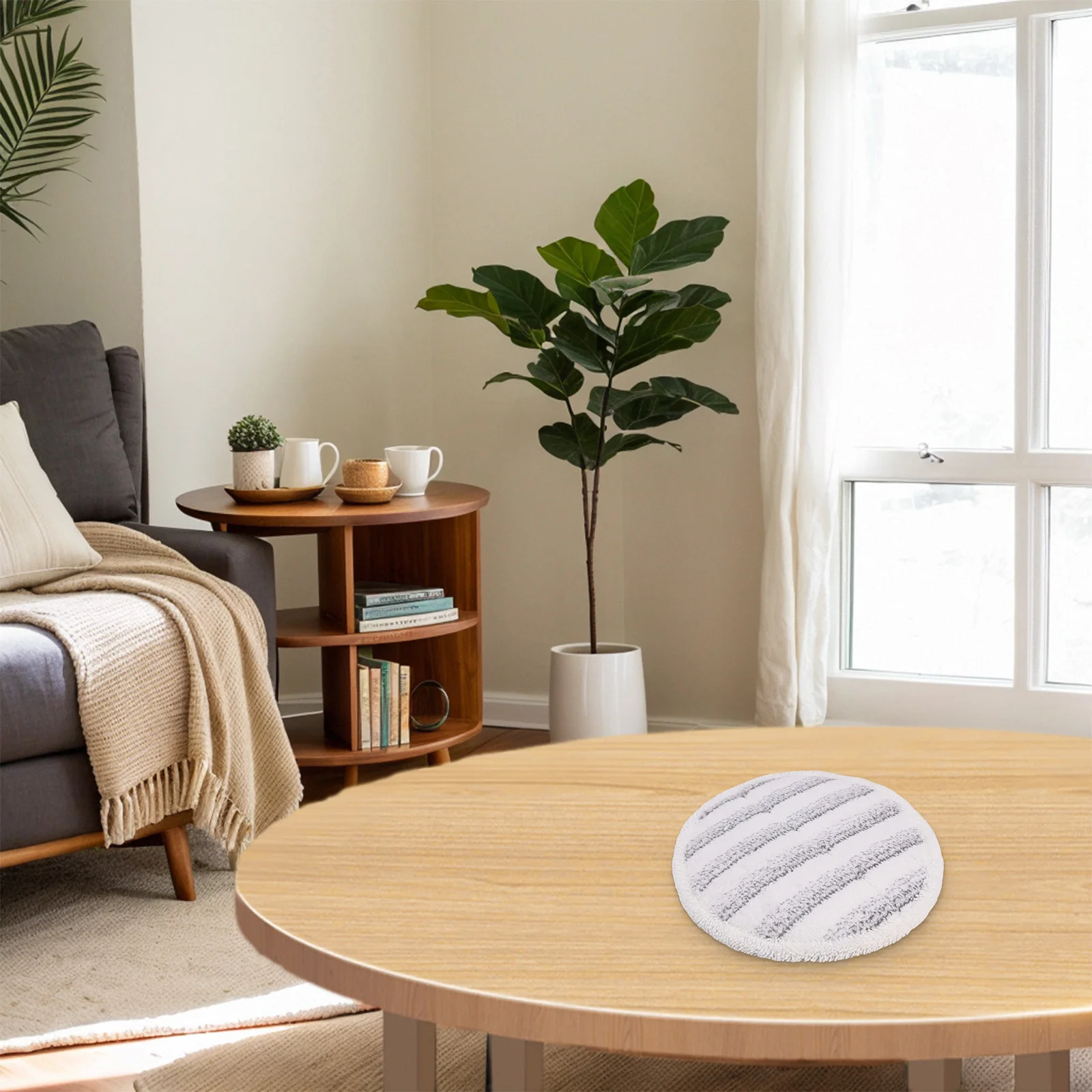 Brand New High Quality Microfiber Pads 21cm 4pcs Rotating Accessories for Spin Mop Double Head for sweeper Electric