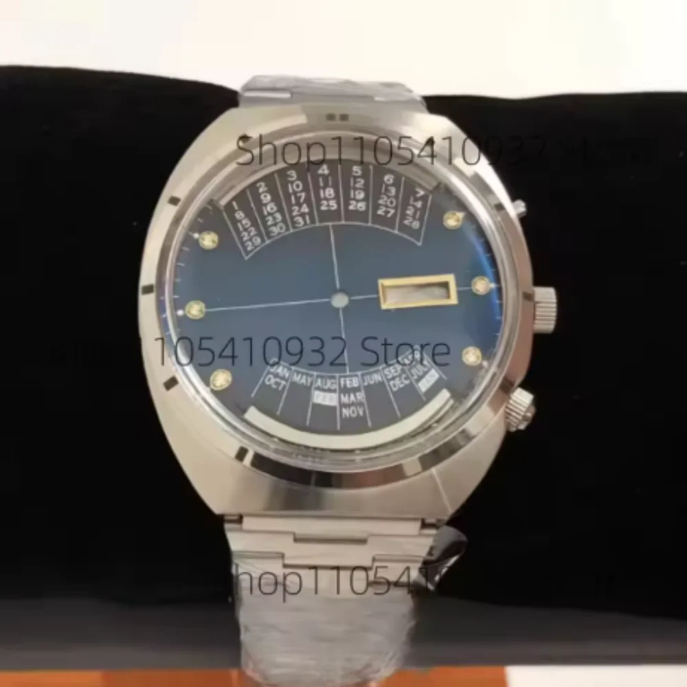 

Perpetual Calendar Case For DL 46941 46943 Movement Large Dial All Steel Cover Organic Rubber Cover Watch Accessories