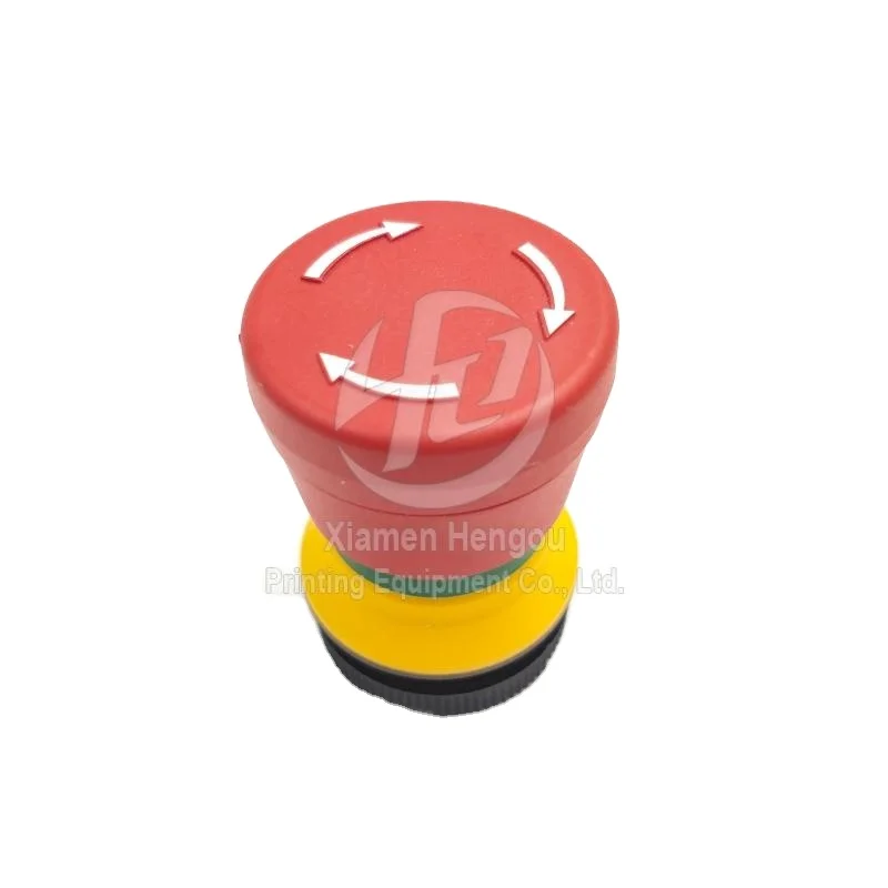 

Emergency Stop Switch A1.144.9129 Emergency Stop Button for SM74 SM102 1.30.273.501/0300 Offset Printing Machine Spare Parts