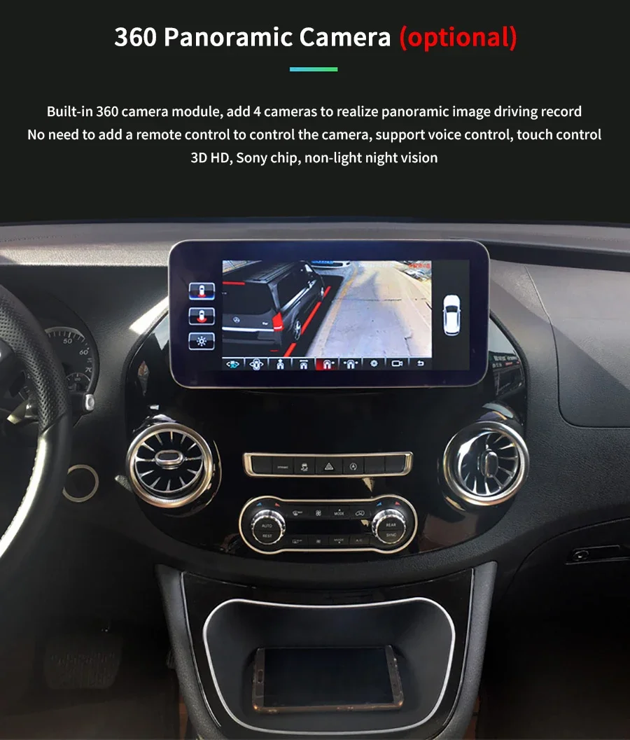 

12.3Inch Android 13 Car Radio For Mercedes Benz Vito 116 W447 2016 Stereo Receiver GPS Carplay Navigation DSP Video Player