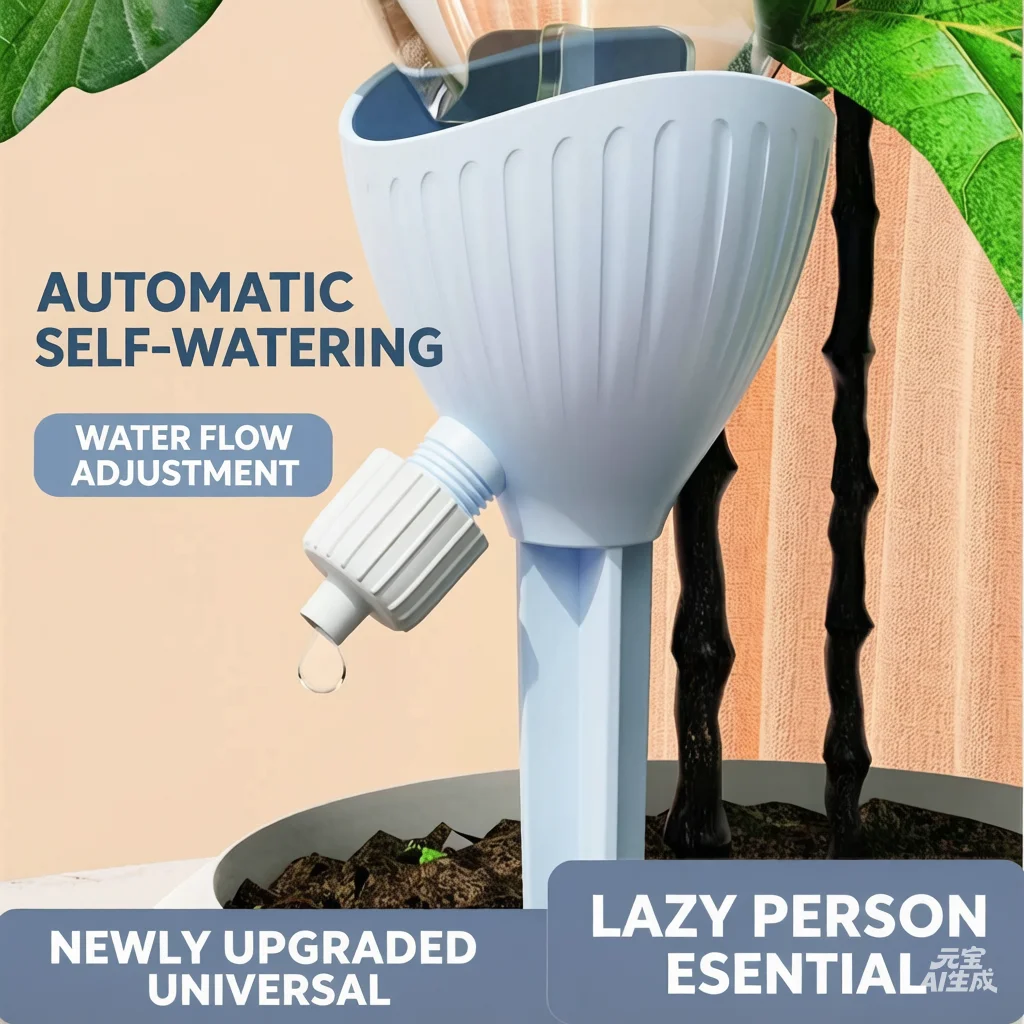 Automatic Drip Irrigation System Self Watering Flower Watering Device Adjustable Flower Plants Rate Garden Auto Water Dripper