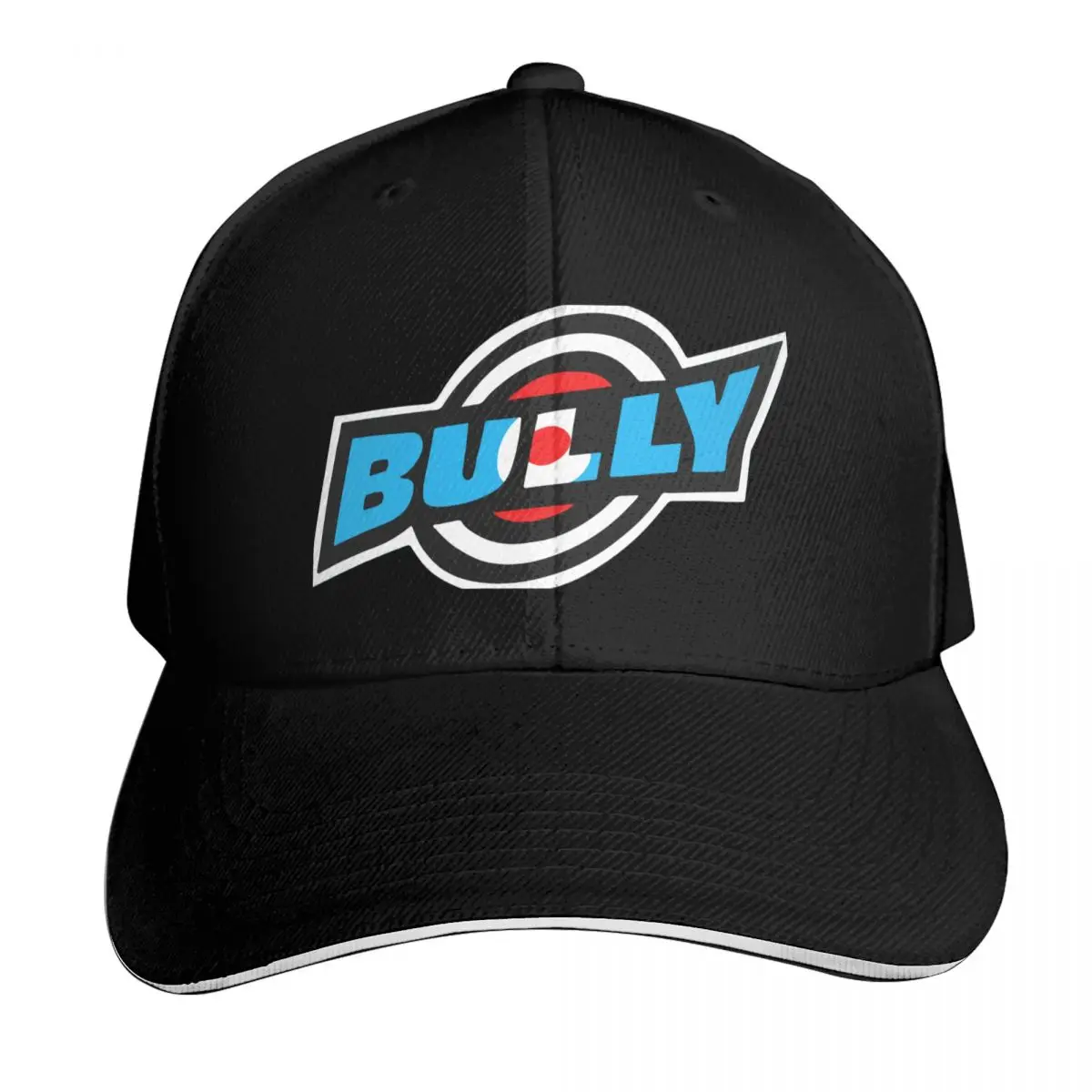 Michael Smith logo Bully Baseball Cap Sun Protection UPF 50+ Breathable Mesh Back Adjustable Buckle Closure