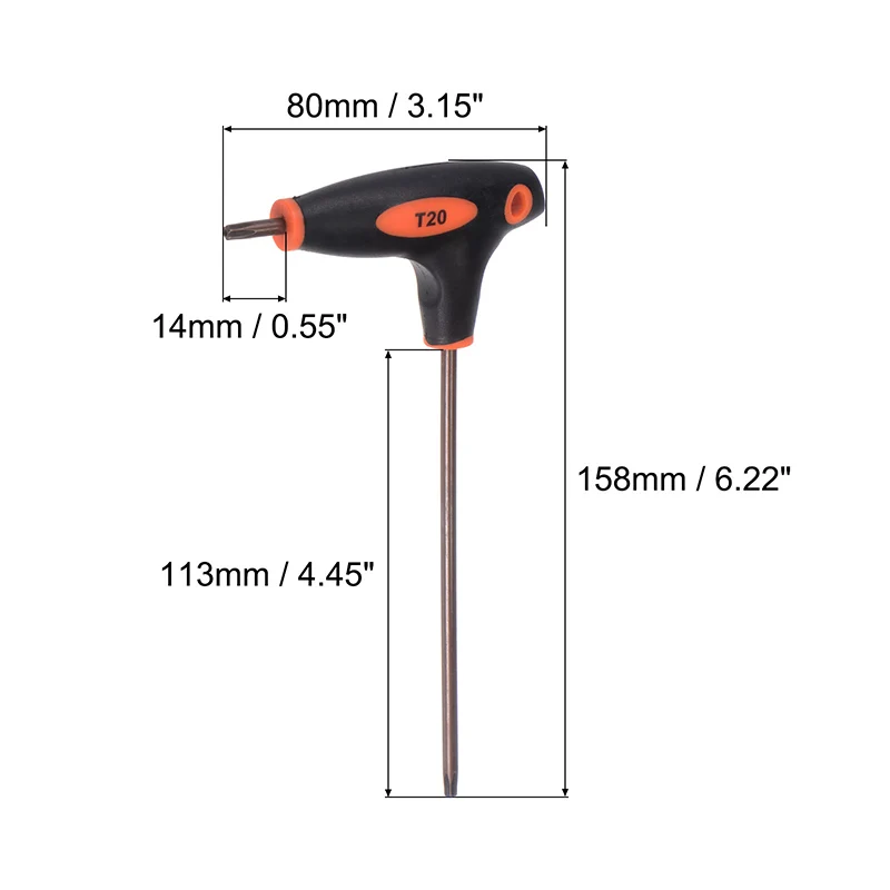 Imagem -02 - Métrica Hex Chave T-tipo Chave Chave de Extremidade Dupla Chave Chave Chave Chave Chave Chave Chave s2 Universal Aço Hex 1pc T20 T25 T50 T27 T15 T10