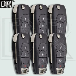 DR Replacement Flip Car Key Shell Case For Chevrolet Cruze Avo Trax Onix Tracker Spark XL7 XL8 Trailblazer Colorado RS Sonic