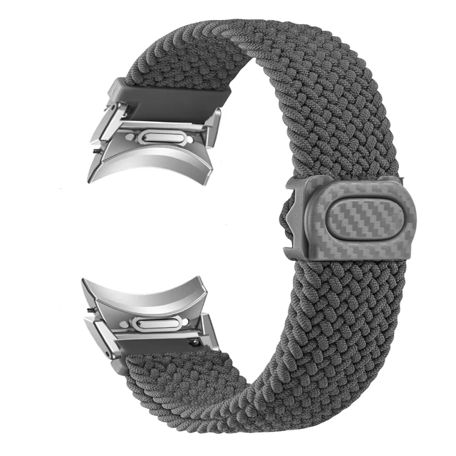 

No Gaps Braided Band For Samsung Galaxy Watch 6 4 Classic/5 Pro/44mm 40mm 47mm 43mm 45mm 46 Nylon Bracelet Galaxy watch 6 strap