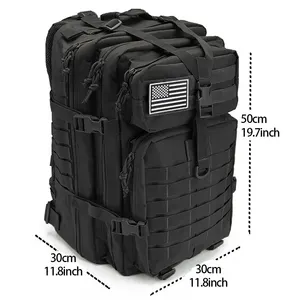 Qt & Qy-survival traveling bags for men, tactical backpacks, EDC Molle Pack for trekking and hunting, walking and outdoor assault, 50l, 3p 10 Main Sales Backpack 50 L - №9