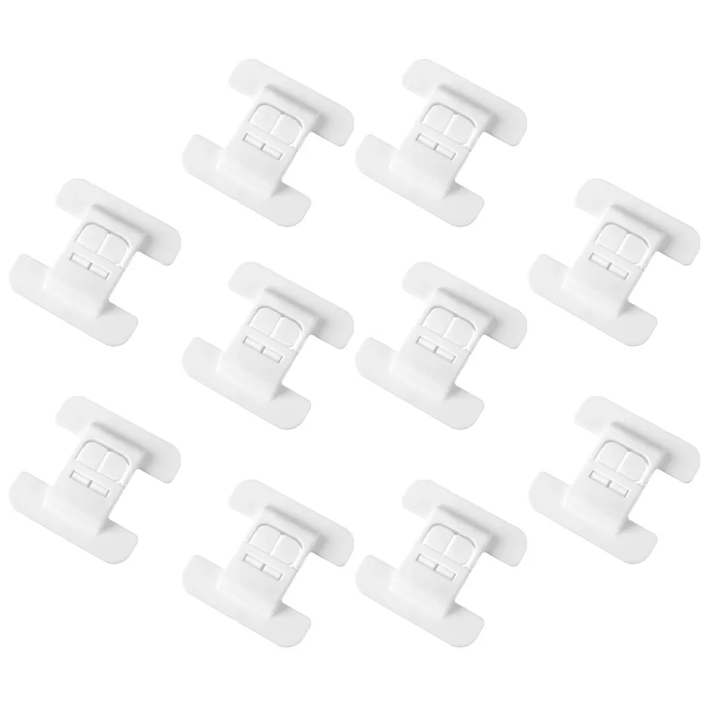 

10pcs Anti pinch White Drawer Cabinet Refrigerator Safety Locks Childproof Cupboard Locks Easy Install Durable