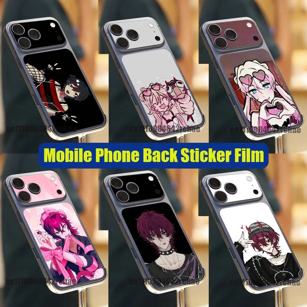 

For K-Killer C-Chat Ronin Angel iPhone 17 Pro Max Phone Back Sticker Film Decal Skin Wrap DIY Custom Stickers Full Cover