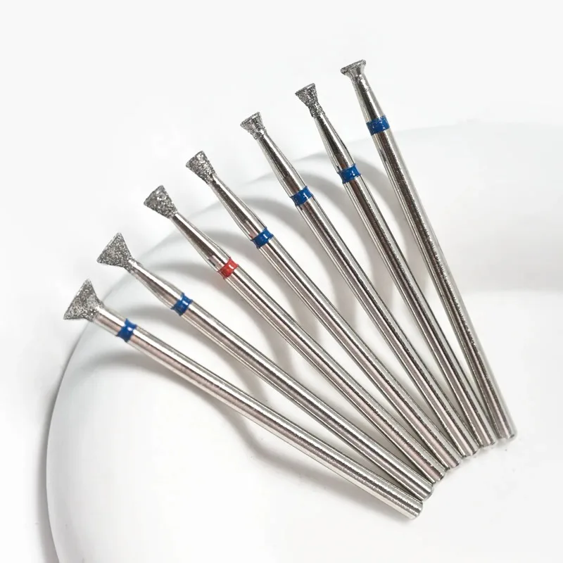 الماس طحن القاطع أصلع مسمار لقمة ثقب مجموعة لأدوات مانيكير ملحق مثقاب لمبرد الأظافر هلام مزيل أدوات الأظافر