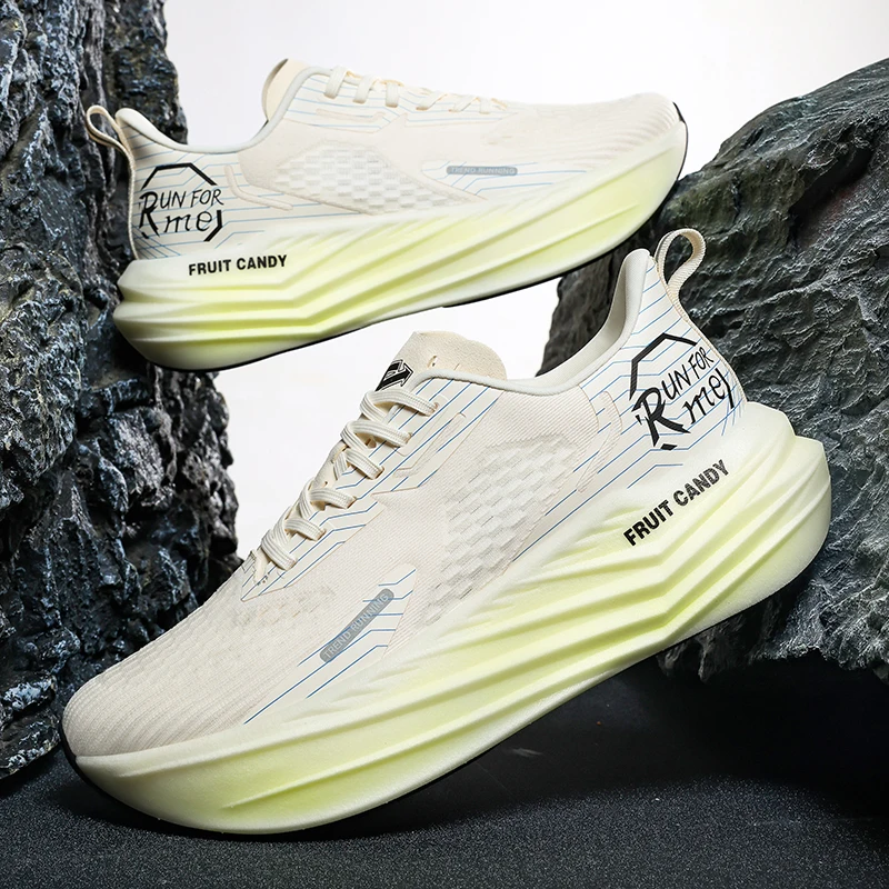 Zapatos deportivos cómodos de invierno para hombre con superficie de cuero impermeable y antideslizante, zapatos para correr al aire libre, resistentes al desgaste