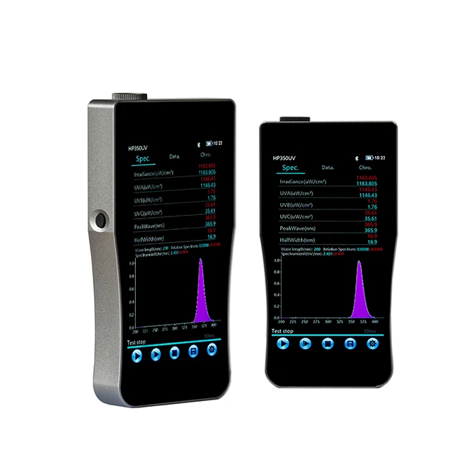 2026 HP350UV Portable Spectrometer for Measuring Irradiance UVA UVB UVC with Computer Analysis Software