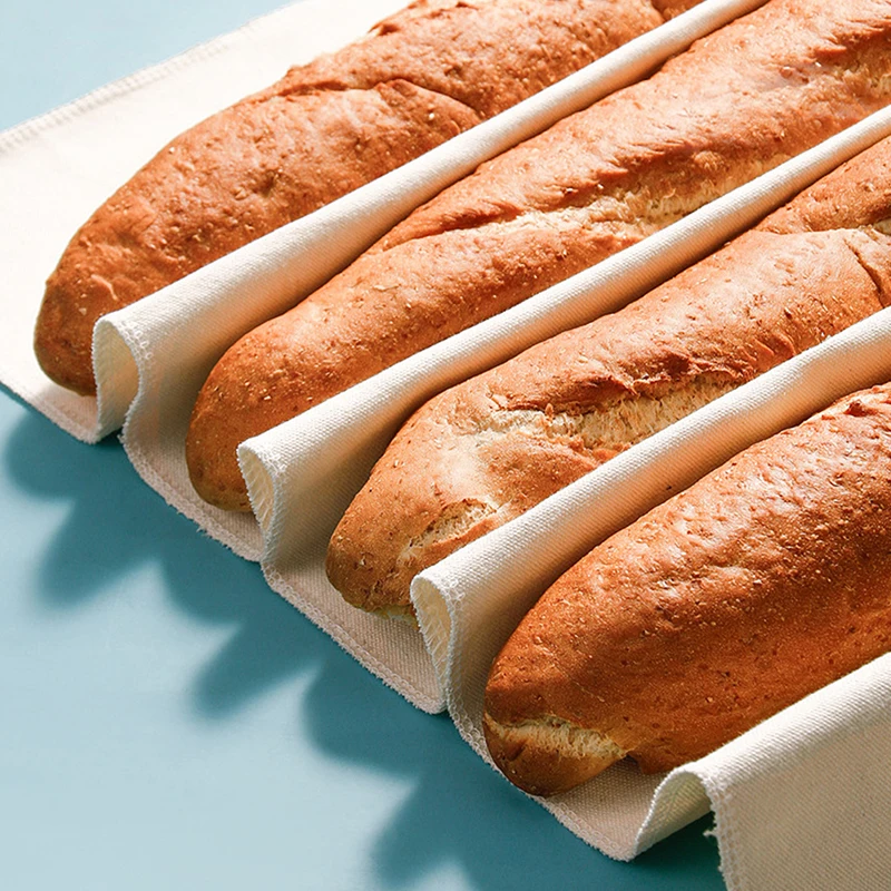 Fermente Kumaş Hamur Fırıncılar Tavalar Fırıncılar Hamur Kanepe % 100% Saf Pamuk Pasta Prova Bezi Pişirme Fransız Ekmeği Loafer'lar