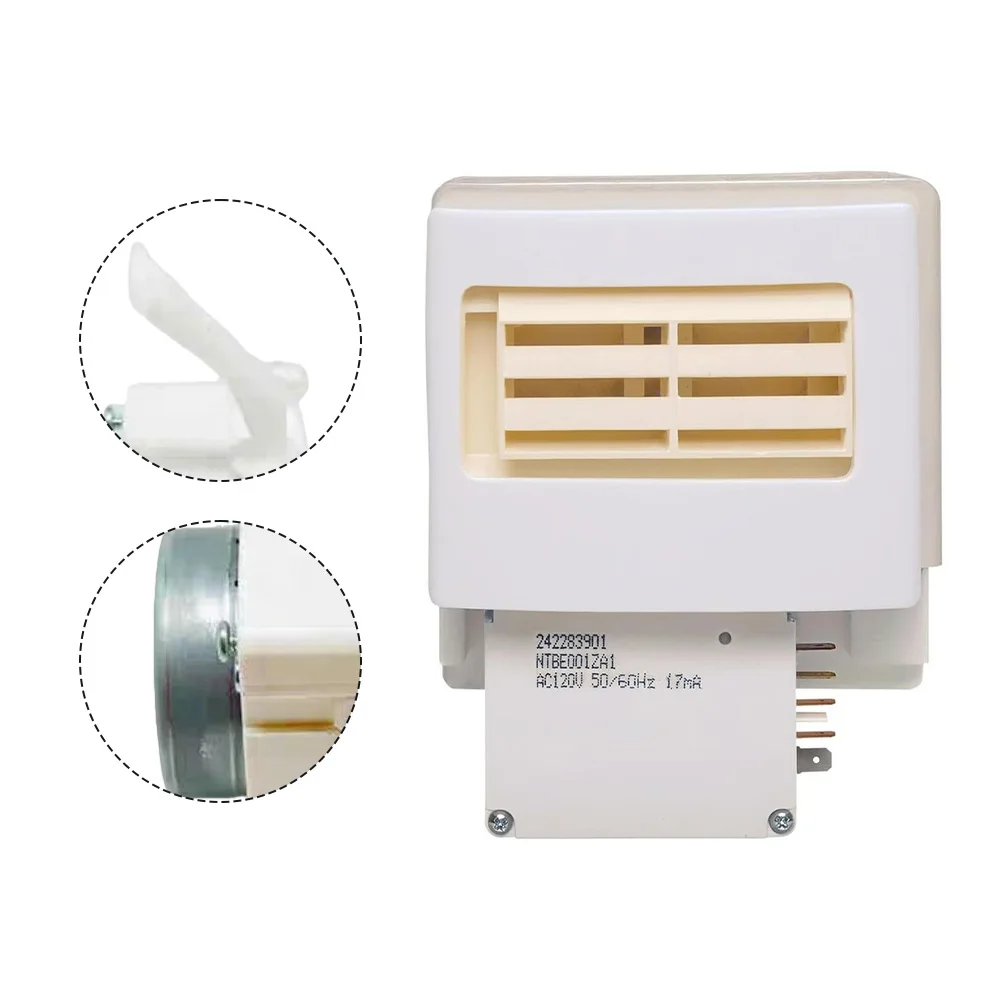 Temperature Sensor Air Damper Control Prevents Over-freezing Improved Temperature Sensing Refrigerator Damper White