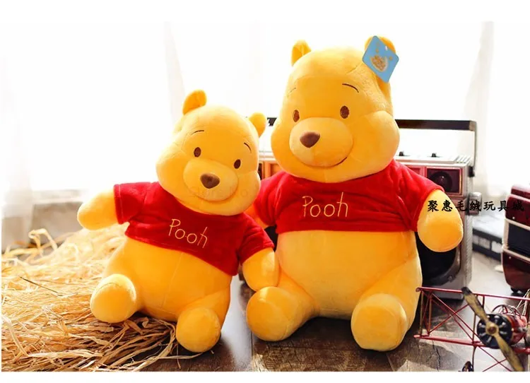 23/35/45/55cm all'ingrosso originale Disney Winnie The Pooh peluche cartone animato orso carino morbido peluche regalo di natale di compleanno